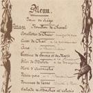 A menu during the Siege of Paris